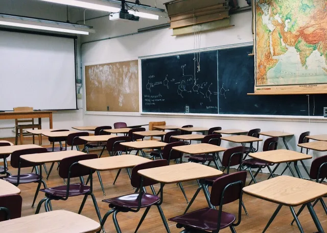 Leeres Klassenzimmer. Foto: Symbolbild