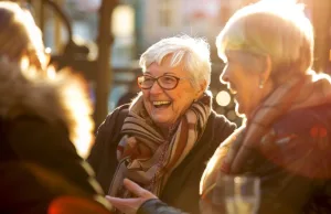 Senioren im Gespräch in der Innenstadt. Foto: Symbolbild