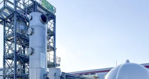 In einer solchen Waste-to-Hydrogen-Anlage von GHT entsteht umweltfreundlicher Wasserstoff. Foto: Westfalen AG