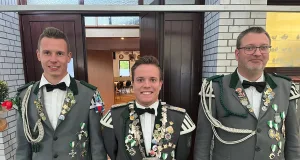 Malte Peters (v.l.), Tjelle Illner und Christian Westermann. Foto: ein