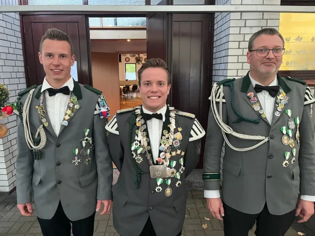 Malte Peters (v.l.), Tjelle Illner und Christian Westermann. Foto: ein