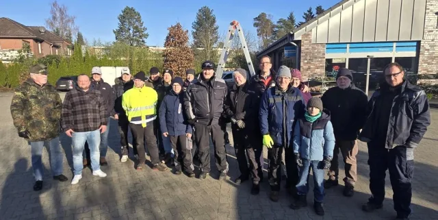 Der Bürger- und Verkehrsverein sorgt auch in diesem Jahr für festlichen Glanz in Holm-Seppensen. Foto: Eisenberg