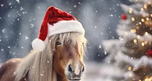 Weihnachtspferd. Foto: Symbolbild