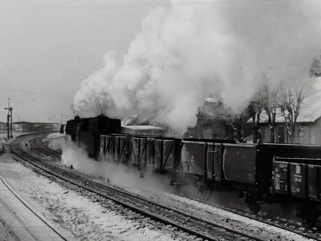 Eine Dampflok fährt zum Buchholzer Bahnhof. Foto: Stadt Buchholz