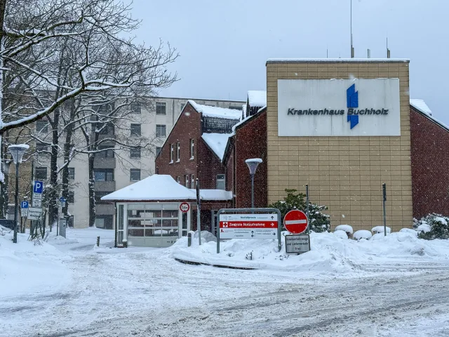 Das Krankenhaus in Buchholz. Foto: JOTO